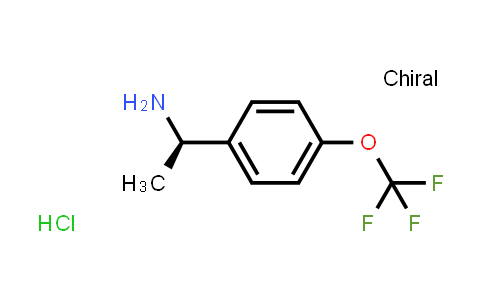 CAS No. 1208989-29-0, (R)-1-(4-(Trifluoromethoxy)phenyl)ethan-1-amine hydrochloride