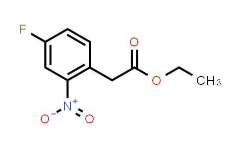 CAS No. 1209007-72-6, Ethyl 2-(4-fluoro-2-nitrophenyl)acetate