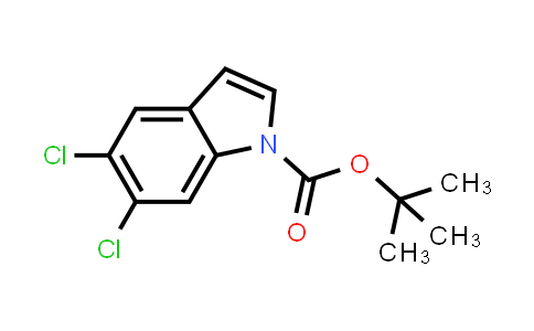 CAS No. 1209183-93-6, tert-Butyl 5,6-dichloro-1H-indole-1-carboxylate