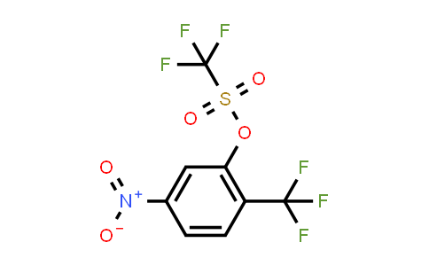 CAS No. 1209205-90-2, 2-(trifluoromethyl)-5-nitrophenyl trifluoromethanesulfonate
