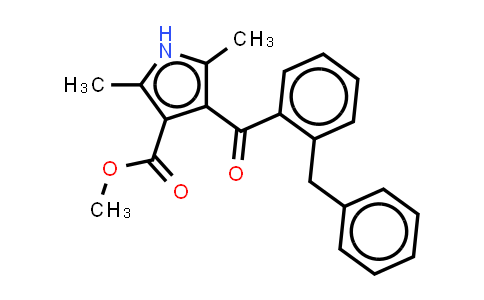 120934-96-5 | 2,5-二甲基-4-[2-(苯基甲基)苯甲酰]-1H-吡咯-3-羧酸甲酯