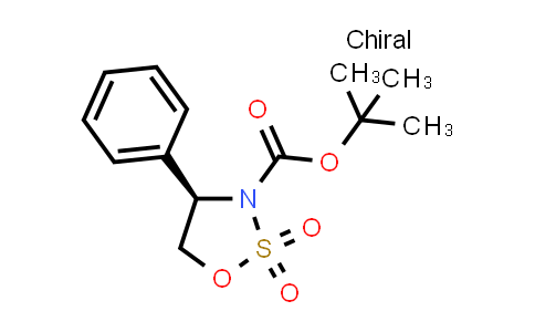 CAS No. 1209467-60-6, tert-butyl (R)-4-phenyl-1,2,3-oxathiazolidine-3-carboxylate 2,2-dioxide