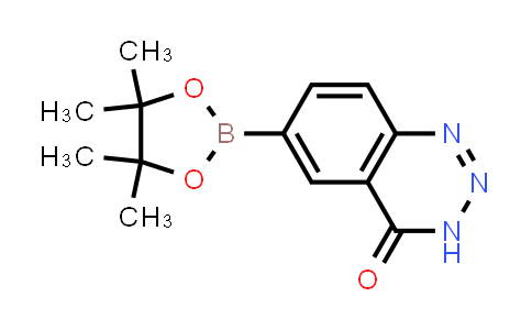 CAS No. 1209498-50-9, 6-(4,4,5,5-Tetramethyl-1,3,2-dioxaborolan-2-yl)benzo[d][1,2,3]triazin-4(3H)-one