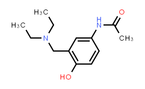 CAS No. 121-78-8, N-(3-((Diethylamino)methyl)-4-hydroxyphenyl)acetamide