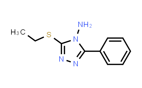 CAS No. 121033-69-0, 3-(Ethylsulfanyl)-5-phenyl-4h-1,2,4-triazol-4-ylamine