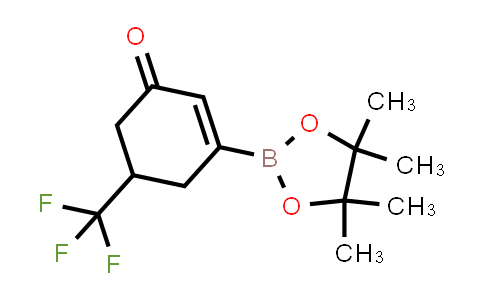 CAS No. 1210418-40-8, 3-(4,4,5,5-Tetramethyl-1,3,2-dioxaborolan-2-yl)-5-(trifluoromethyl)cyclohex-2-en-1-one