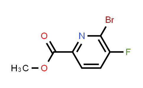 CAS No. 1210419-26-3, Methyl 6-bromo-5-fluoropicolinate