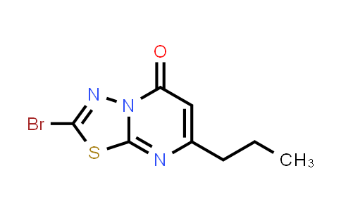 CAS No. 1210532-02-7, 2-Bromo-7-propyl-5H-[1,3,4]thiadiazolo[3,2-a]pyrimidin-5-one