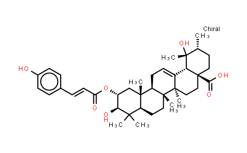 CAS No. 121064-78-6, 3-O-trans-p-Coumaroyltormentic acid