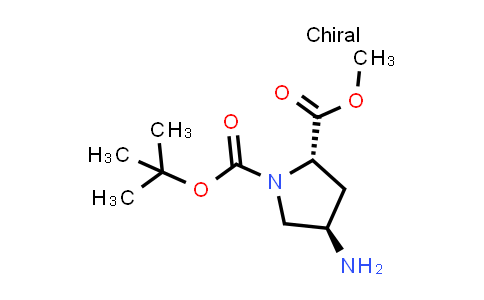 CAS No. 121148-00-3, Methyl (2S,4R)-1-(tert-butoxycarbonyl)-4-aminopyrrolidine-2-carboxylate