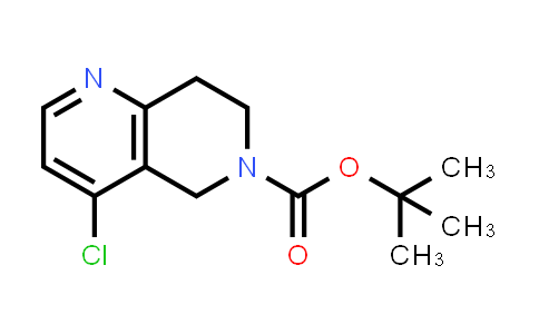 CAS No. 1211495-11-2, tert-Butyl 4-chloro-7,8-dihydro-1,6-naphthyridine-6(5H)-carboxylate