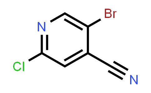 CAS No. 1211515-17-1, 5-Bromo-2-chloropyridine-4-carbonitrile
