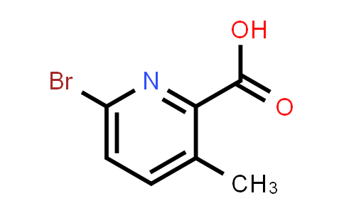 CAS No. 1211516-18-5, 6-Bromo-3-methylpyridine-2-carboxylic acid