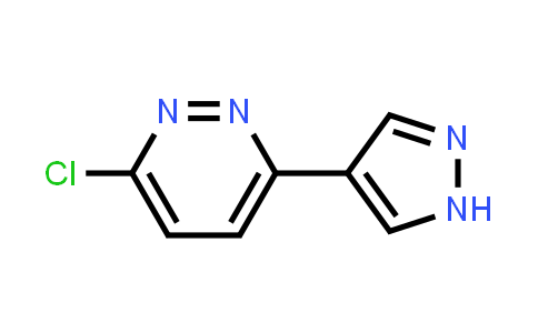 CAS No. 1211519-08-2, 3-Chloro-6-(1H-pyrazol-4-yl)pyridazine