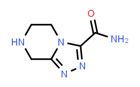 CAS No. 1211520-33-0, 5,6,7,8-Tetrahydro-[1,2,4]triazolo[4,3-a]pyrazine-3-carboxamide