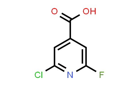 CAS No. 1211521-09-3, 2-Chloro-6-fluoroisonicotinic acid