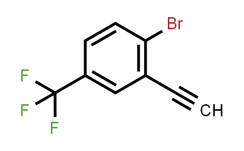 CAS No. 1211523-00-0, 1-Bromo-2-ethynyl-4-(trifluoromethyl)benzene