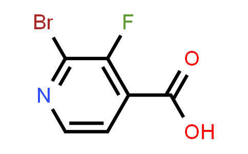 CAS No. 1211530-89-0, 2-Bromo-3-fluoropyridine-4-carboxylic acid