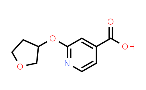 CAS No. 1211533-45-7, 2-(Oxolan-3-yloxy)pyridine-4-carboxylic acid
