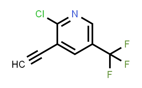 CAS No. 1211536-59-2, 2-Chloro-3-ethynyl-5-(trifluoromethyl)pyridine
