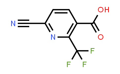 CAS No. 1211537-27-7, 6-Cyano-2-(trifluoromethyl)nicotinic acid