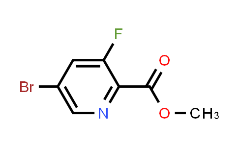 CAS No. 1211538-72-5, Methyl 5-bromo-3-fluoropyridine-2-carboxylate