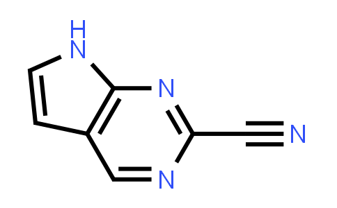 CAS No. 1211540-09-8, 7H-Pyrrolo[2,3-d]pyrimidine-2-carbonitrile