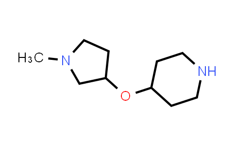CAS No. 1211575-84-6, 4-[(1-Methylpyrrolidin-3-yl)oxy]piperidine