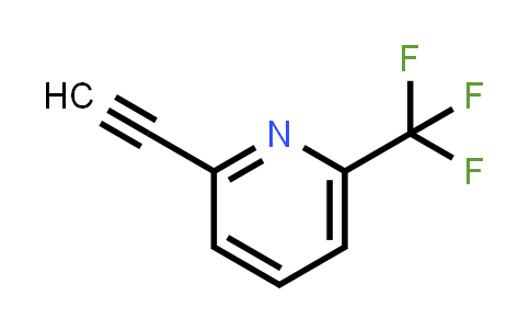 CAS No. 1211580-81-2, 2-Ethynyl-6-(trifluoromethyl)pyridine
