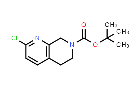 CAS No. 1211581-54-2, tert-Butyl 2-chloro-5,8-dihydro-1,7-naphthyridine-7(6H)-carboxylate