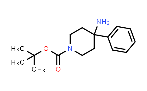 CAS No. 1211581-86-0, tert-Butyl 4-amino-4-phenylpiperidine-1-carboxylate