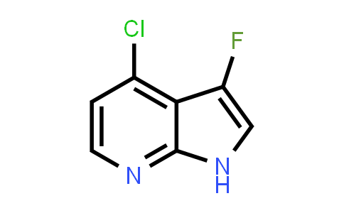 CAS No. 1211582-49-8, 4-Chloro-3-fluoro-1H-pyrrolo[2,3-b]pyridine