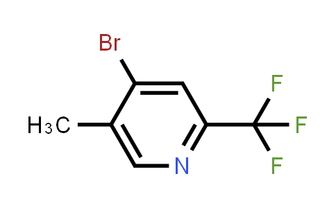 CAS No. 1211583-89-9, Pyridine, 4-bromo-5-methyl-2-(trifluoromethyl)-