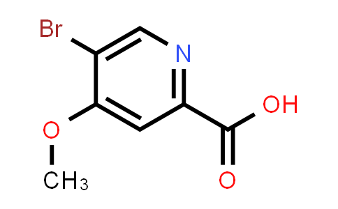 CAS No. 1211586-66-1, 5-Bromo-4-methoxypyridine-2-carboxylic acid