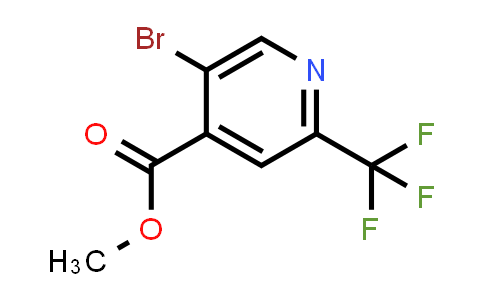 CAS No. 1211589-41-1, Methyl 5-bromo-2-(trifluoromethyl)isonicotinate