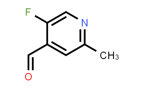CAS No. 1211590-15-6, 5-Fluoro-2-methylisonicotinaldehyde