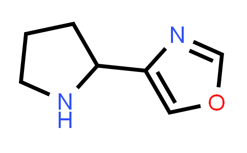 CAS No. 1211590-91-8, Oxazole, 4-(2-pyrrolidinyl)-
