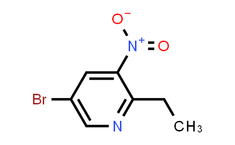 CAS No. 1211591-74-0, 5-Bromo-2-ethyl-3-nitropyridine