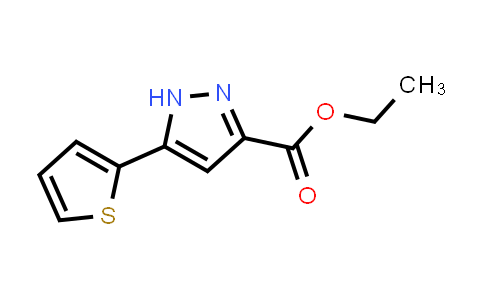 CAS No. 121195-03-7, Ethyl 5-(thiophen-2-yl)-1H-pyrazole-3-carboxylate