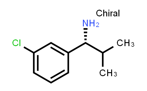 CAS No. 1212064-17-9, (R)-1-(3-chlorophenyl)-2-methylpropan-1-amine