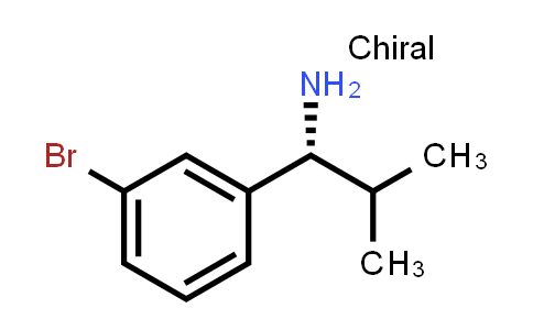 CAS No. 1212173-09-5, (R)-1-(3-bromophenyl)-2-methylpropan-1-amine