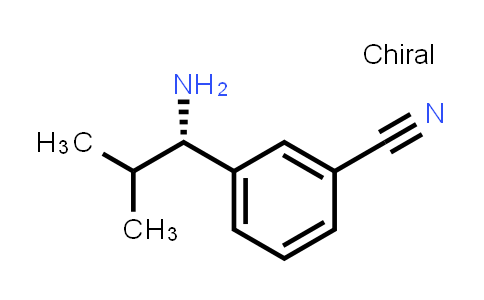 CAS No. 1212188-96-9, 3-((S)-1-amino-2-methylpropyl)benzonitrile