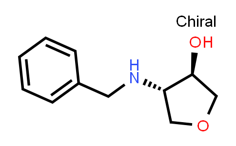 CAS No. 1212242-81-3, rel-((3R,4S)-4-(Benzylamino)tetrahydrofuran-3-ol)