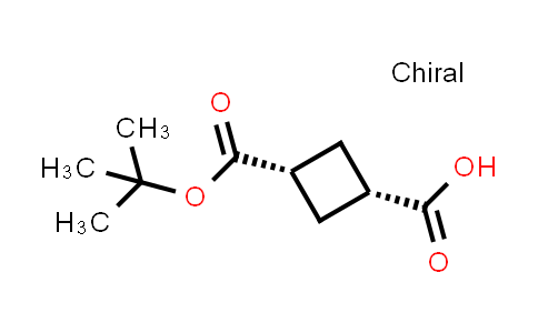 CAS No. 1212288-54-4, cis-3-(tert-Butoxycarbonyl)cyclobutanecarboxylic acid