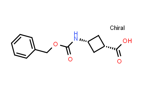 CAS No. 1212380-76-1, cis-3-(((Benzyloxy)carbonyl)amino)cyclobutanecarboxylic acid