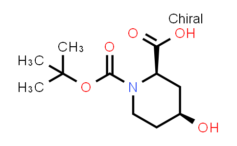 CAS No. 1212688-40-8, (2R,4S)-1-(tert-Butoxycarbonyl)-4-hydroxypiperidine-2-carboxylic acid