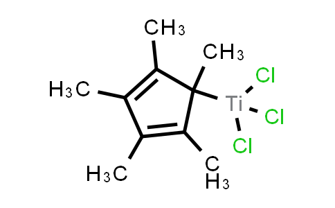 CAS No. 12129-06-5, Trichloro(pentamethylcyclopentadienyl)titanium(IV)