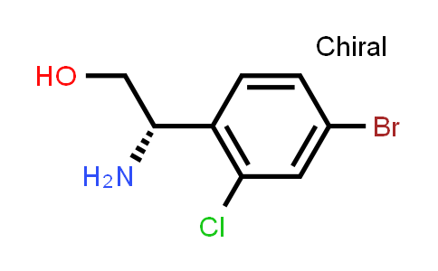 CAS No. 1212995-13-5, (S)-2-Amino-2-(4-bromo-2-chlorophenyl)ethan-1-ol