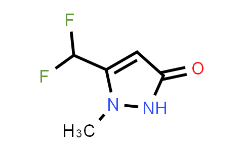 CAS No. 121303-75-1, 5-(Difluoromethyl)-1-methyl-1,2-dihydro-3H-pyrazol-3-one