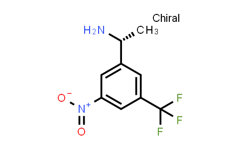 CAS No. 1213678-78-4, (R)-1-(3-Nitro-5-(trifluoromethyl)phenyl)ethan-1-amine